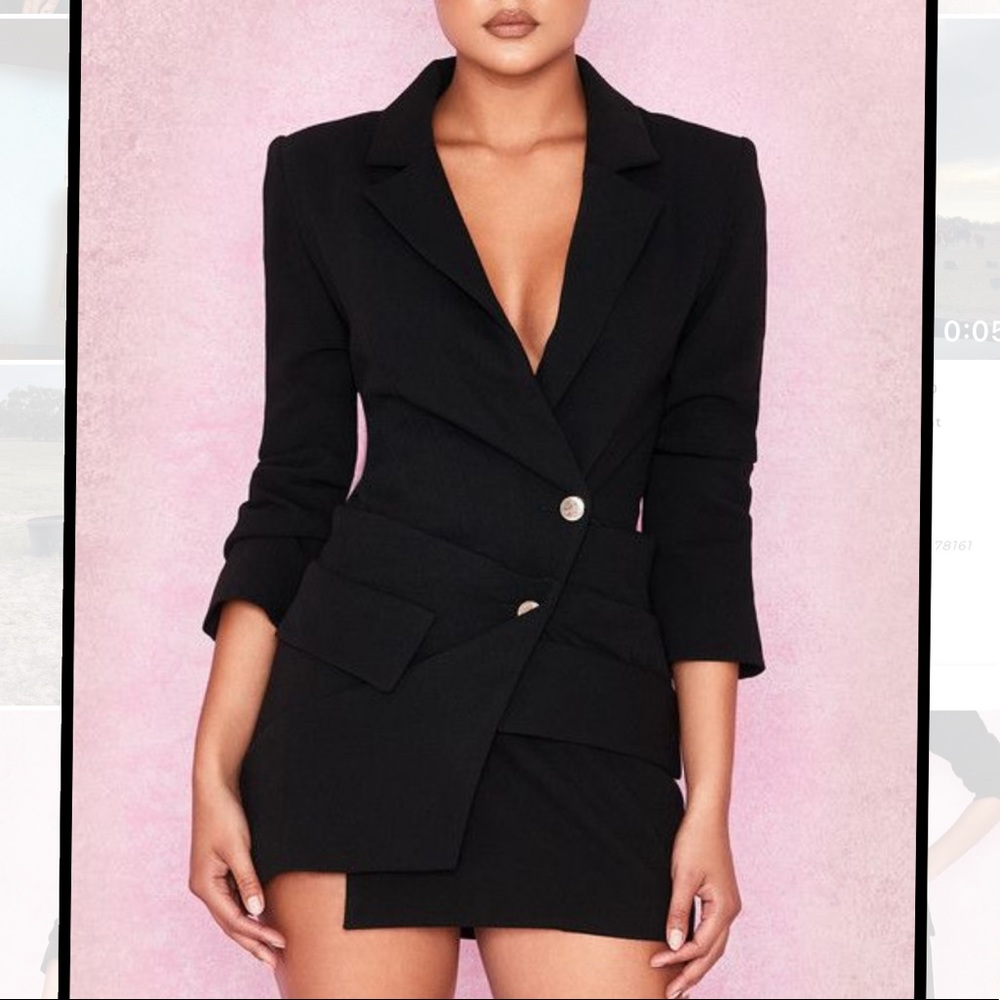 House of cb Jamie tuxedo dress